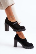 Półbuty Model Tauina ASA218-7 Black - Step in style - 40