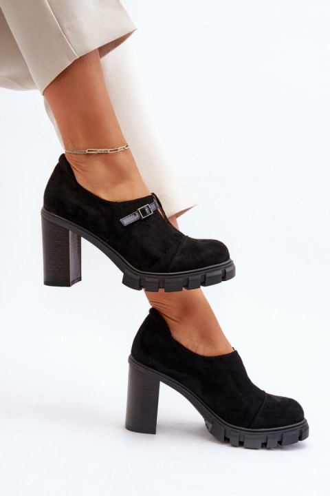 Półbuty Model Tauina ASA218-7 Black - Step in style - 40
