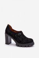 Półbuty Model Tauina ASA218-7 Black - Step in style - 40