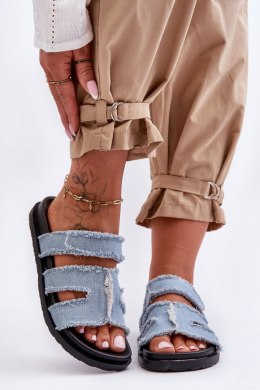 Sandał Klapki Model Lamirose H8-523 Blue - Step in style - 38