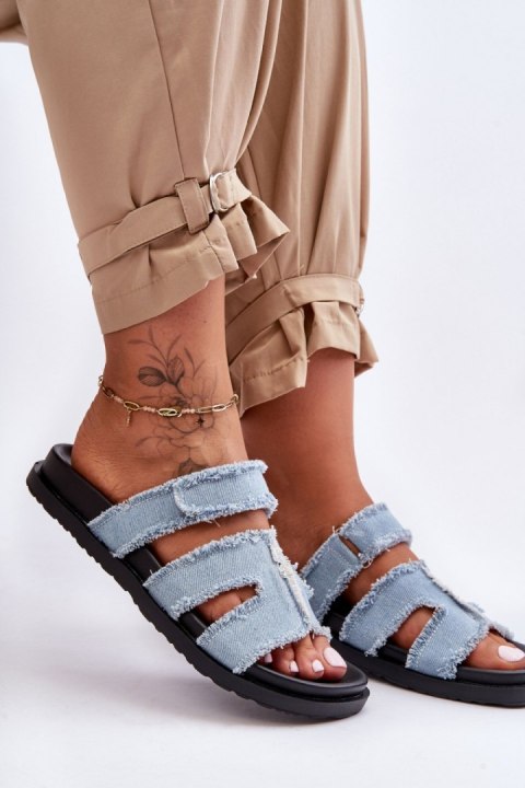 Sandał Klapki Model Lamirose H8-523 Blue - Step in style - 38 Sandał Klapki Model Lamirose H8-523 Blue - Step in style - 38