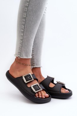 Sandał Klapki Model Zaxy LL285088 Black - Step in style - 40