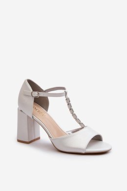 Sandały Model Aniya 20195 Silver - Step in style - 37