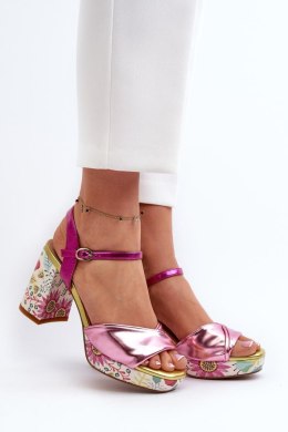 Sandały Model DA CR980 Pink - Step in style - 36