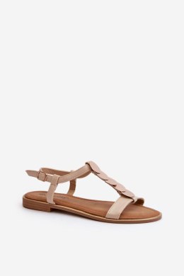 Sandały Model Jeritellia CK281P Beige - Step in style - 37