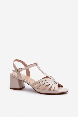Sandały Model Sergio Leone SK880 Beige - Step in style - 40