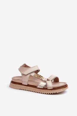 Sandały Model Zazoo 50103 Beige - Step in style - 39
