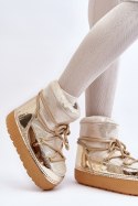 Śniegowce Model Toolsa NB616 Gold - Step in style - 41/42