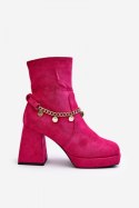 Botki Model Tiselo 168-500 Fuksja - Step in style - 36