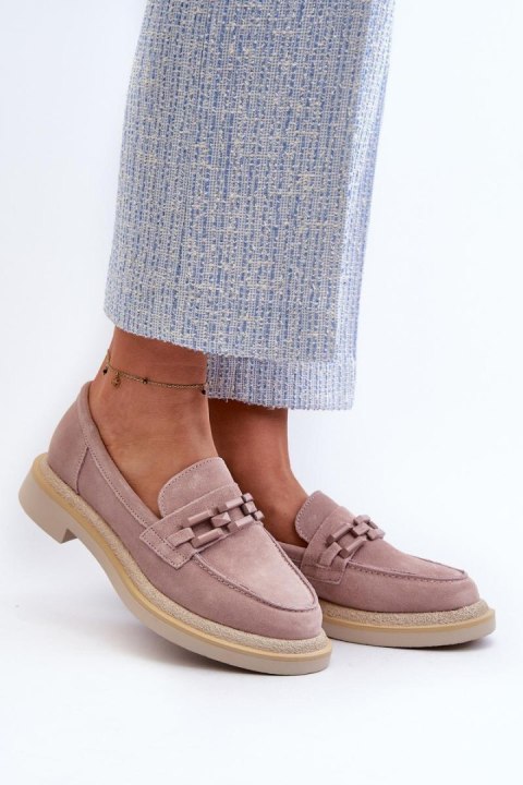 Mokasyny Model DA TW101 Dirty Pink - Step in style - 38
