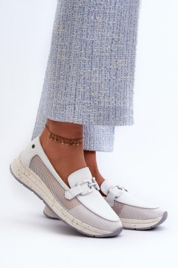 Mokasyny Model DA TW210 White - Step in style - 37