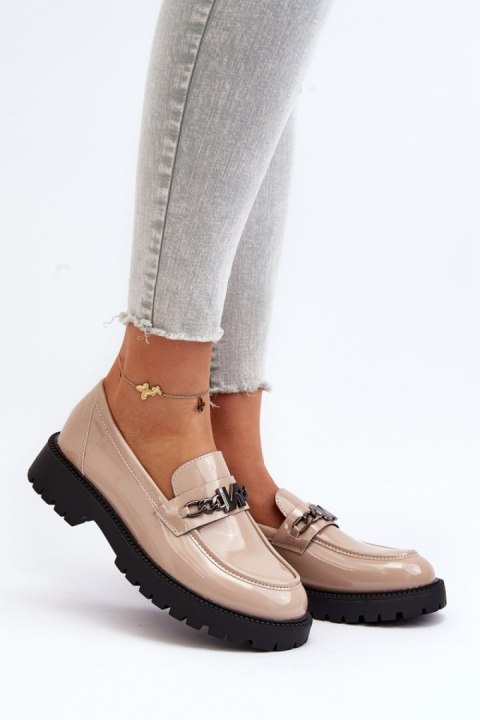Mokasyny Model Ezoma 62121 Beige - Step in style - 38