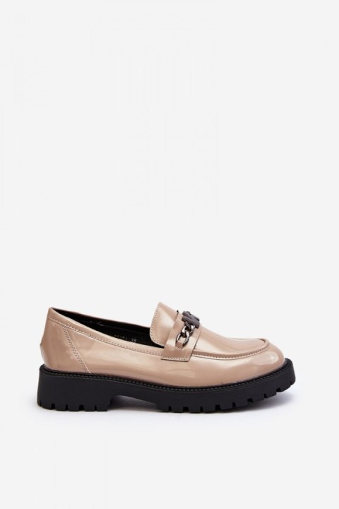 Mokasyny Model Ezoma 62121 Beige - Step in style - 38 Mokasyny Model Ezoma 62121 Beige - Step in style - 38