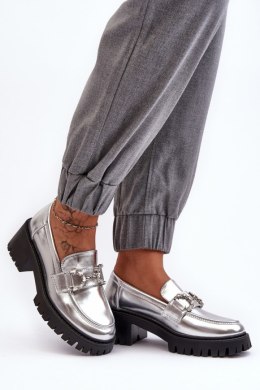Półbuty Model Lemmitty 2646-5 Silver - Step in style - 36