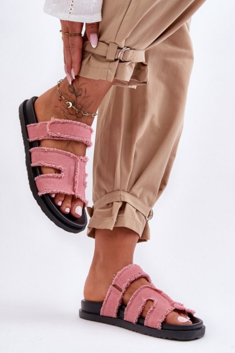 Sandał Klapki Model Lamirose H8-523 Pink - Step in style - 38 Sandał Klapki Model Lamirose H8-523 Pink - Step in style - 38