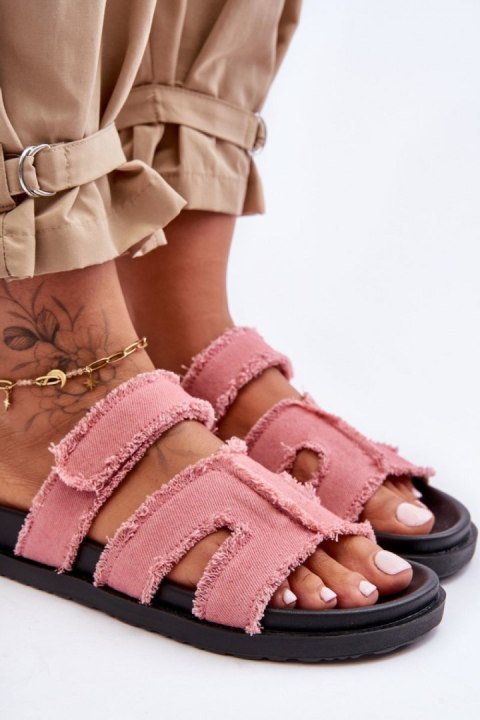 Sandał Klapki Model Lamirose H8-523 Pink - Step in style - 38 Sandał Klapki Model Lamirose H8-523 Pink - Step in style - 38