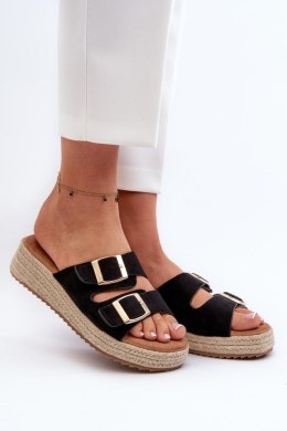 Sandał Klapki Model Zaloemi C-315 Black - Step in style - 38