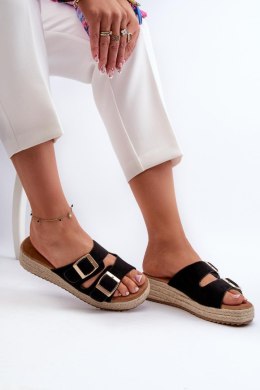 Sandał Klapki Model Zaloemi C-315 Black - Step in style - 39