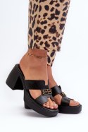 Sandał Klapki Model Zazoo 40419 Black - Step in style - 38