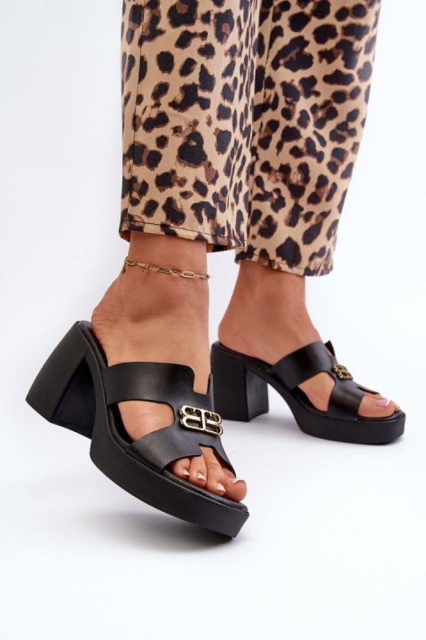 Sandał Klapki Model Zazoo 40419 Black - Step in style - 38 Sandał Klapki Model Zazoo 40419 Black - Step in style - 38