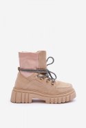 Botki Model Acorn 88-65 Beige Zamsz - Step in style - 36