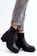 Botki Model Romella TR926 Black - Step in style - 40