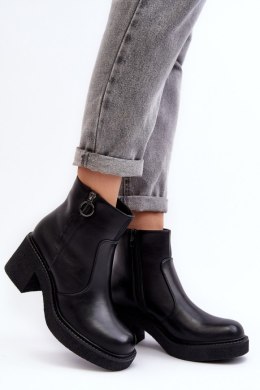 Botki Model Romella TR926 Black - Step in style - 40