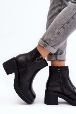 Botki Model Romella TR926 Black - Step in style - 40