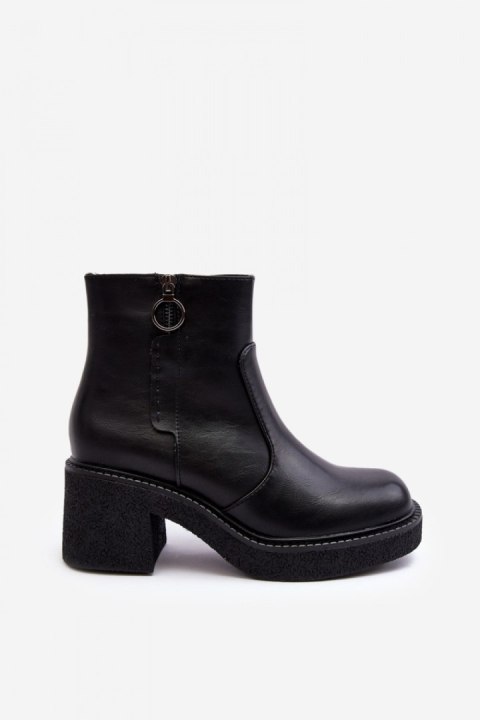 Botki Model Romella TR926 Black - Step in style - 40 Botki Model Romella TR926 Black - Step in style - 40