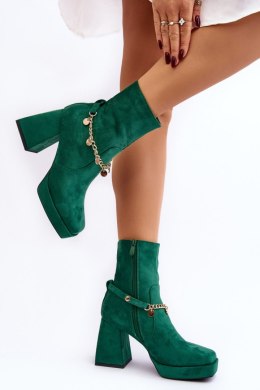 Botki Model Tiselo 168-500 Green - Step in style - 36