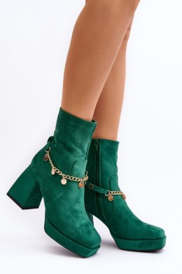 Botki Model Tiselo 168-500 Green - Step in style - 37