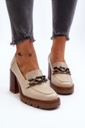 Czółenka Model Oradna 58258 Beige - Step in style - 40 Czółenka Model Oradna 58258 Beige - Step in style - 40
