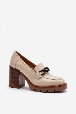Czółenka Model Oradna 58258 Beige - Step in style - 40
