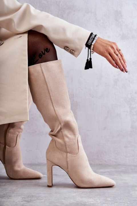 Kozaki Model Truly Love MVP300 Beige - Step in style - 40