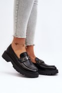 Mokasyny Model Ezoma 62121 Black - Step in style - 37 Mokasyny Model Ezoma 62121 Black - Step in style - 37