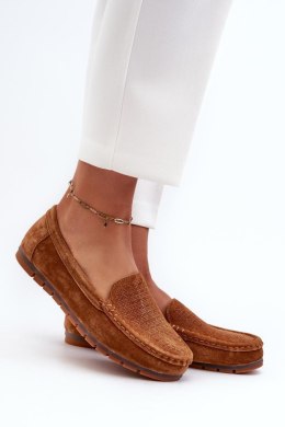Mokasyny Model S.Barski LR755 Camel - Step in style - 40