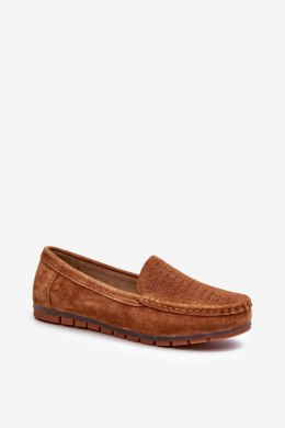 Mokasyny Model S.Barski LR755 Camel - Step in style - 40