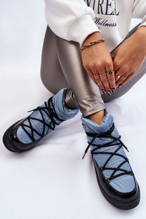 Śniegowce Model Carrios HY845-6 Blue - Step in style - 37 Śniegowce Model Carrios HY845-6 Blue - Step in style - 37