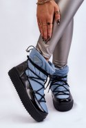 Śniegowce Model Carrios HY845-6 Blue - Step in style - 37 Śniegowce Model Carrios HY845-6 Blue - Step in style - 37