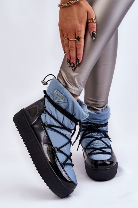 Śniegowce Model Carrios HY845-6 Blue - Step in style - 37 Śniegowce Model Carrios HY845-6 Blue - Step in style - 37