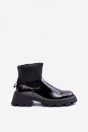 Sztyblety Model Pavo DES925M Black Lakier - Step in style - 39