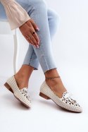 Baleriny Model Nestavia ASA222-1 White - Step in style - 36 Baleriny Model Nestavia ASA222-1 White - Step in style - 36