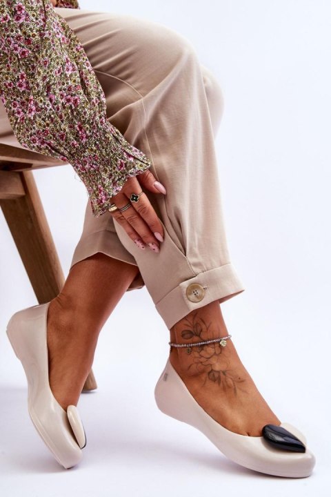 Baleriny Model Zaxy LL285030 Light Beige - Step in style - 37 Baleriny Model Zaxy LL285030 Light Beige - Step in style - 37