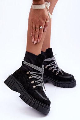 Botki Model Acorn 88-65 Black Zamsz - Step in style - 39