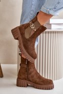 Botki Model Bervena SZ103 Brown - Step in style - 36 Botki Model Bervena SZ103 Brown - Step in style - 36
