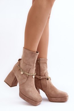 Botki Model Tiselo 168-500 Beige - Step in style - 41