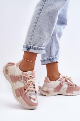 Buty Sportowe Model Chillout! BL357P Beige/Pink - Step in style - 37