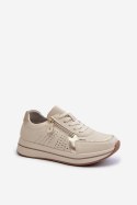 Buty Sportowe Model Ligustra 24SP08-6700 Beige - Step in style - 39