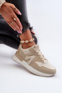 Buty Sportowe Model Vinelli A88-179 Beige - Step in style - 36 Buty Sportowe Model Vinelli A88-179 Beige - Step in style - 36