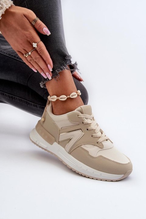 Buty Sportowe Model Vinelli A88-179 Beige - Step in style - 40 Buty Sportowe Model Vinelli A88-179 Beige - Step in style - 40